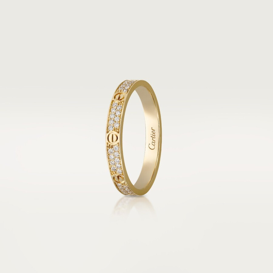 anello love modello mini pavé