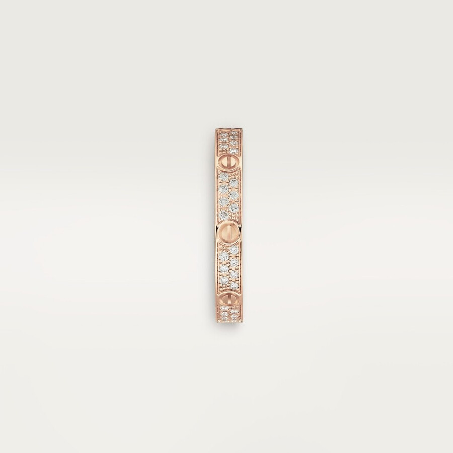 anello love modello mini pavé