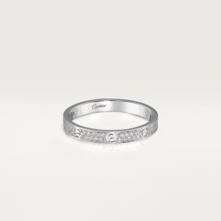 anello love modello mini pavé