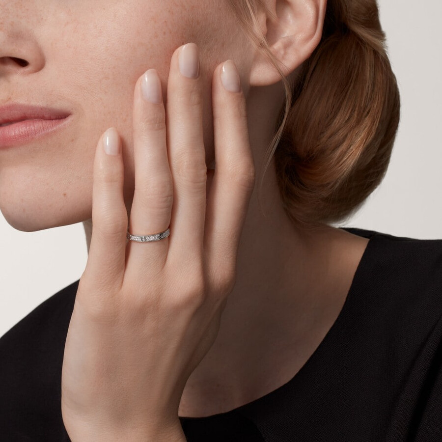 anello love modello mini pavé