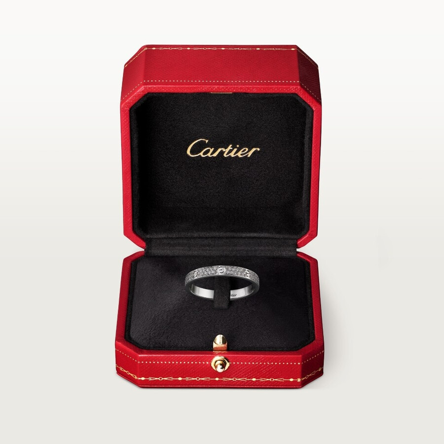 anello love modello mini pavé