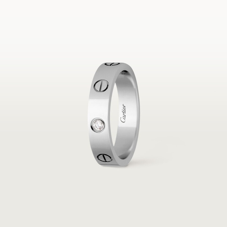 anello love modello piccolo 1 diamante