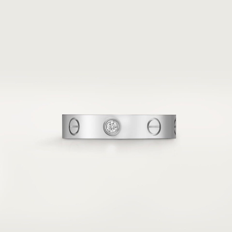 anello love modello piccolo 1 diamante