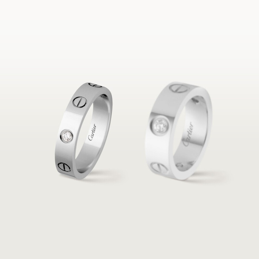 anello love modello piccolo 1 diamante