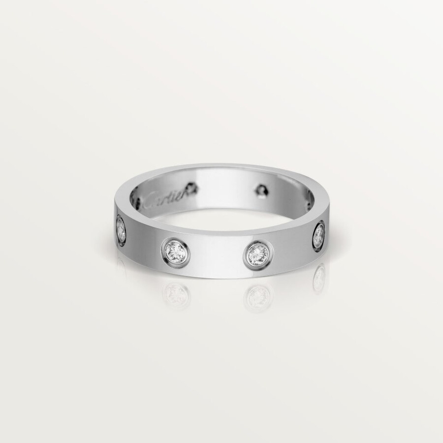 anello love modello piccolo 8 diamanti