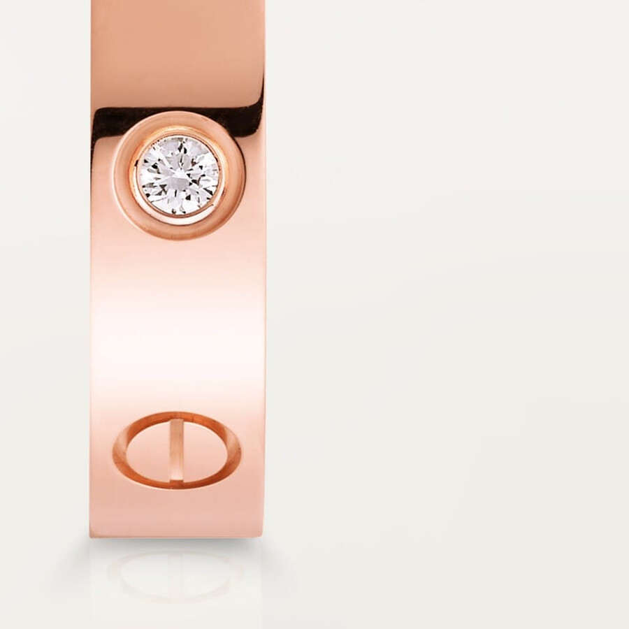anello love modello piccolo 1 diamante