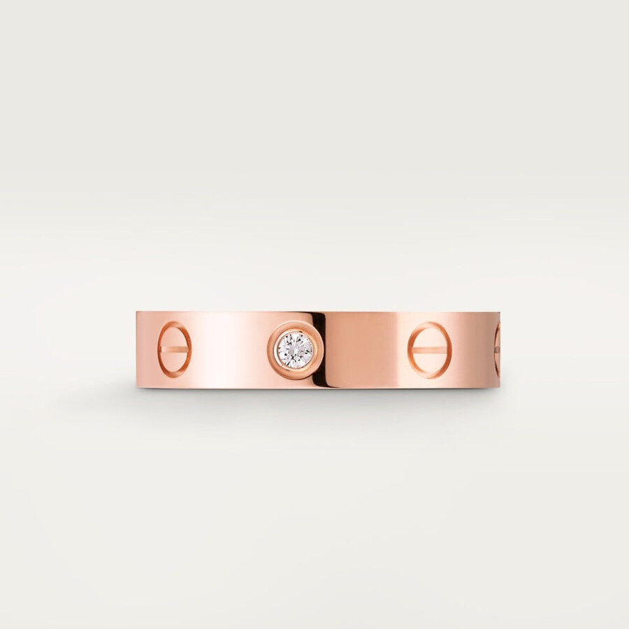 anello love modello piccolo 1 diamante
