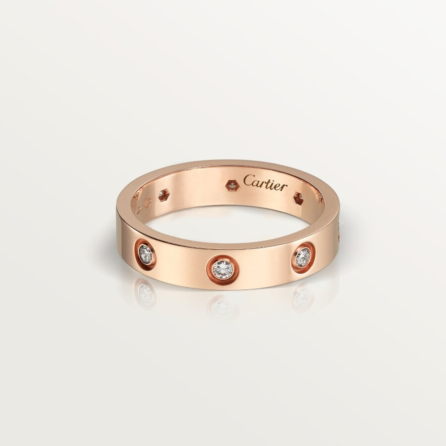 anello love modello piccolo 8 diamanti