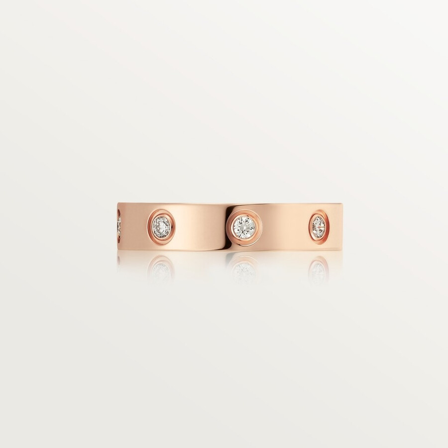 anello love modello piccolo 8 diamanti