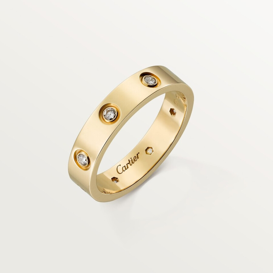anello love modello piccolo 8 diamanti