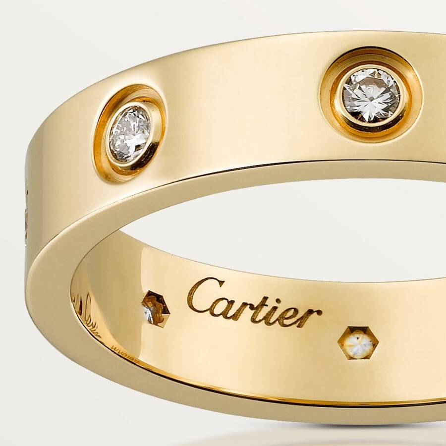 anello love modello piccolo 8 diamanti