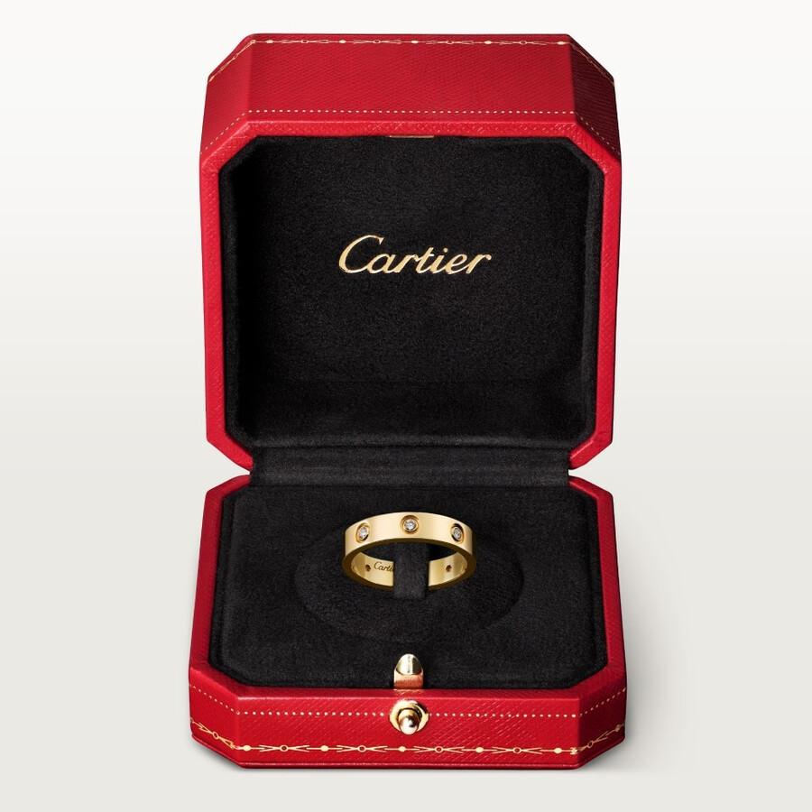 anello love modello piccolo 8 diamanti