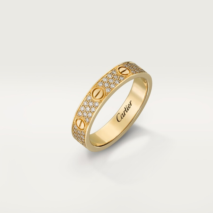 anello love modello piccolo pavé