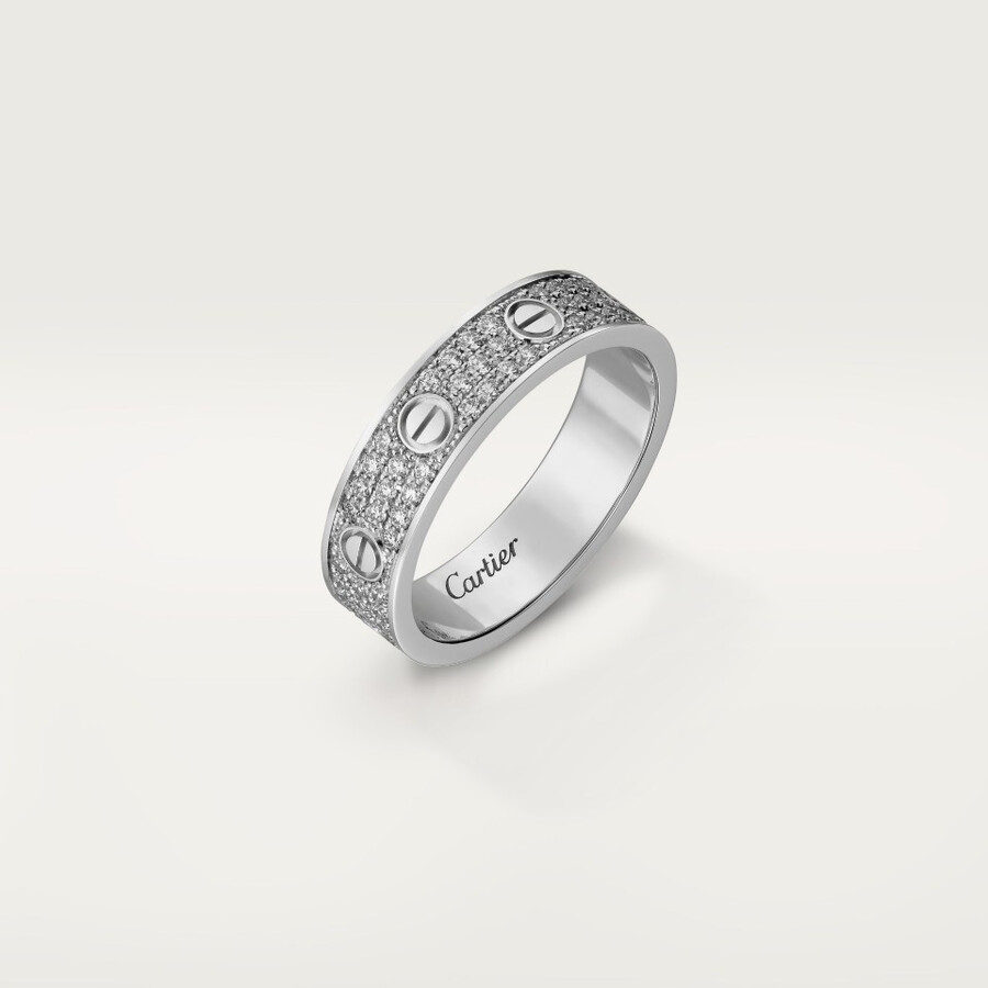 anello love modello piccolo pavé