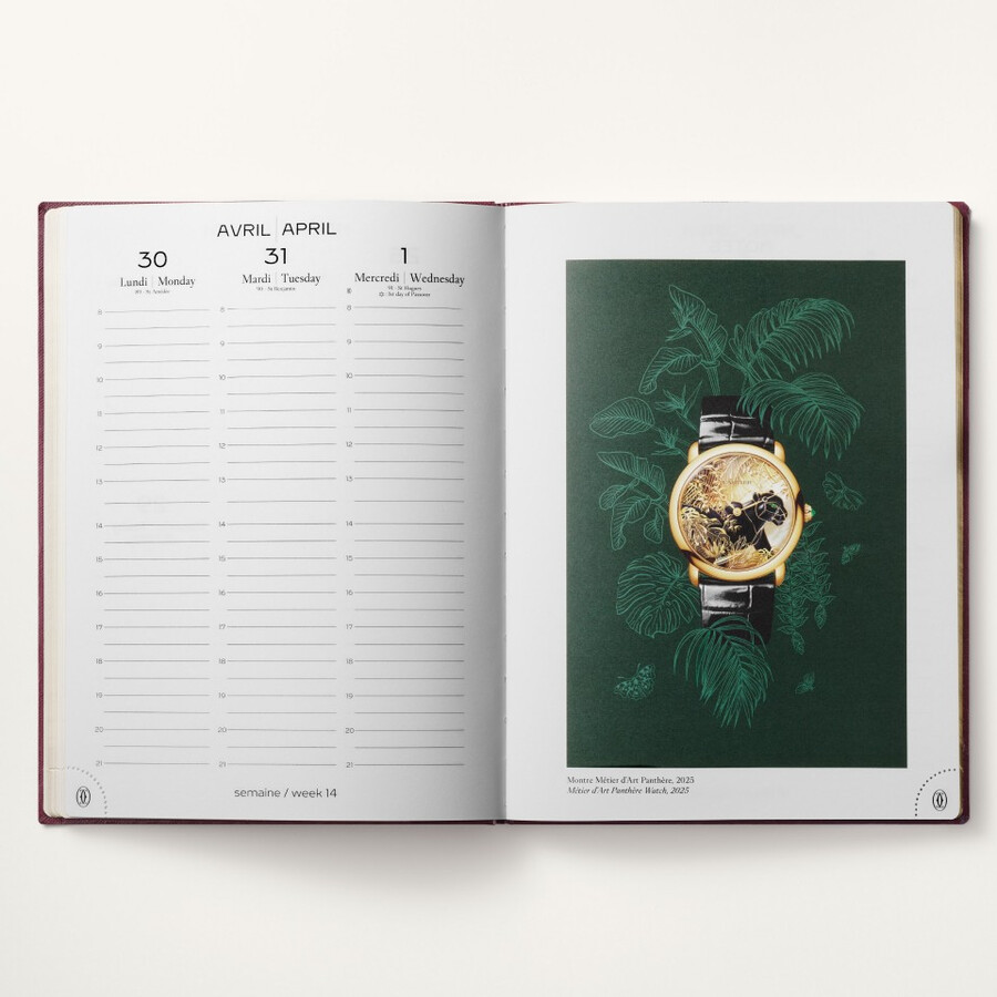 ricarica per agenda cartier carta