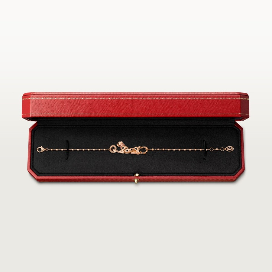 bracciale panthère de cartier su catena diamanti