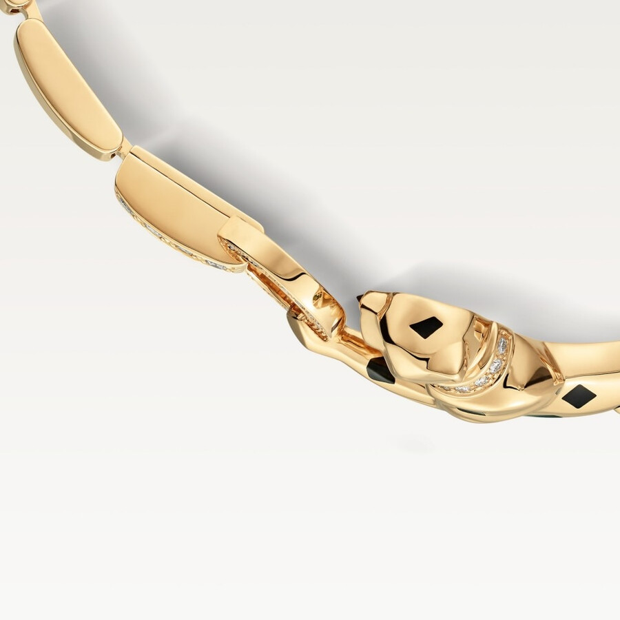 bracciale panthère de cartier su catena diamanti