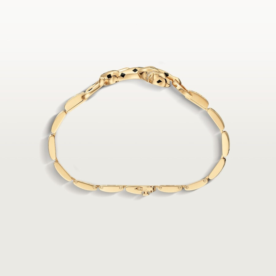 bracciale panthère de cartier su catena diamanti