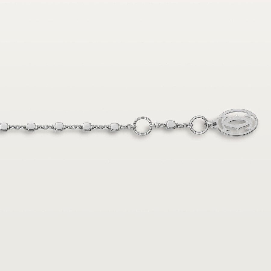 bracciale panthère de cartier su catena semi-pavé