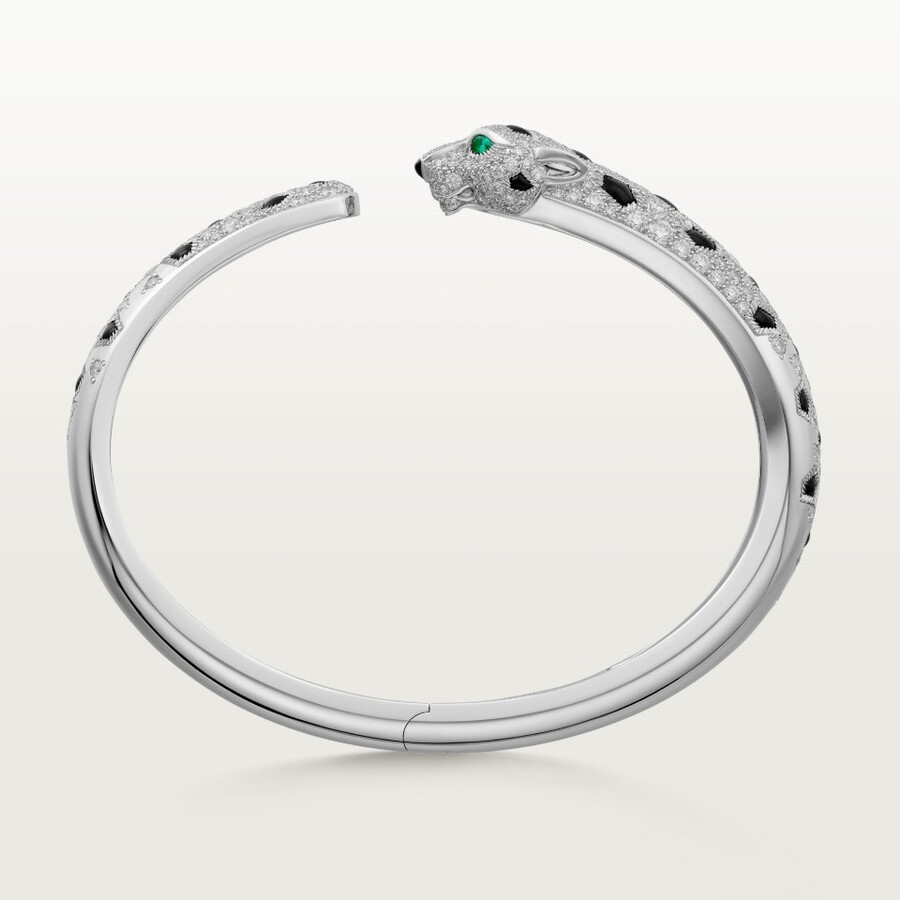bracciale panthère de cartier modello medio semi-pavé