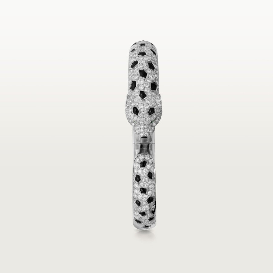 bracciale panthère de cartier modello medio semi-pavé