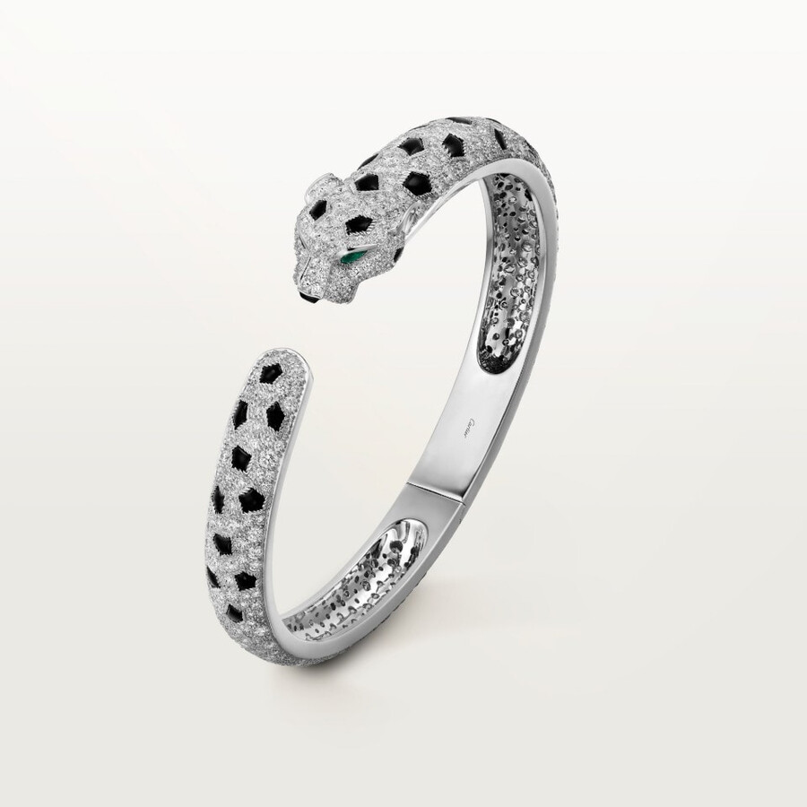 bracciale panthère de cartier modello medio pavé