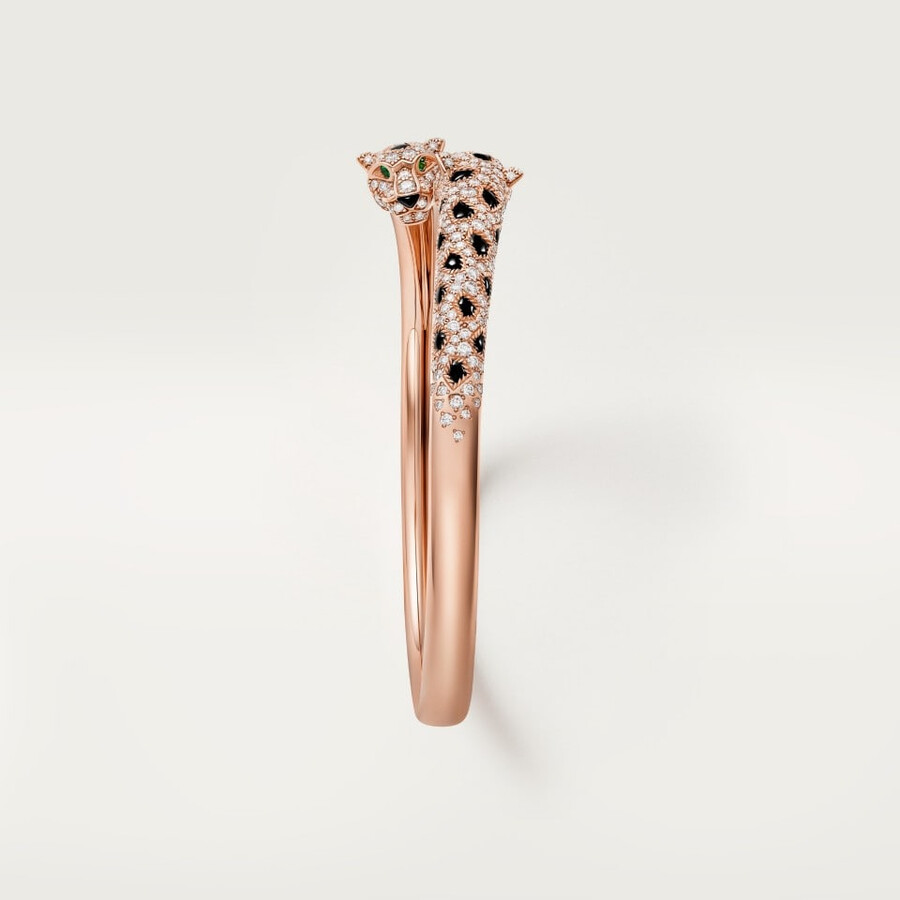 bracciale panthère de cartier modello piccolo semi-pavé