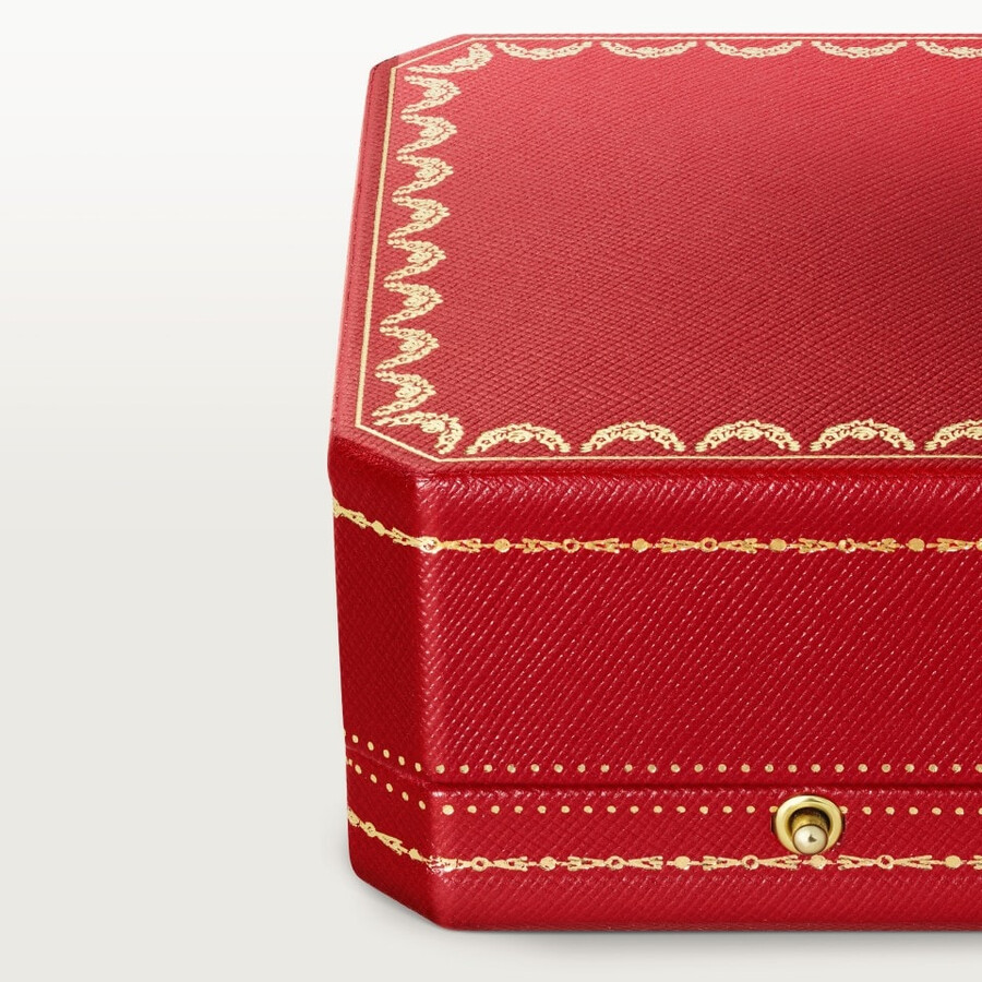 orecchini panthère de cartier rubino taglio cuscino pavé