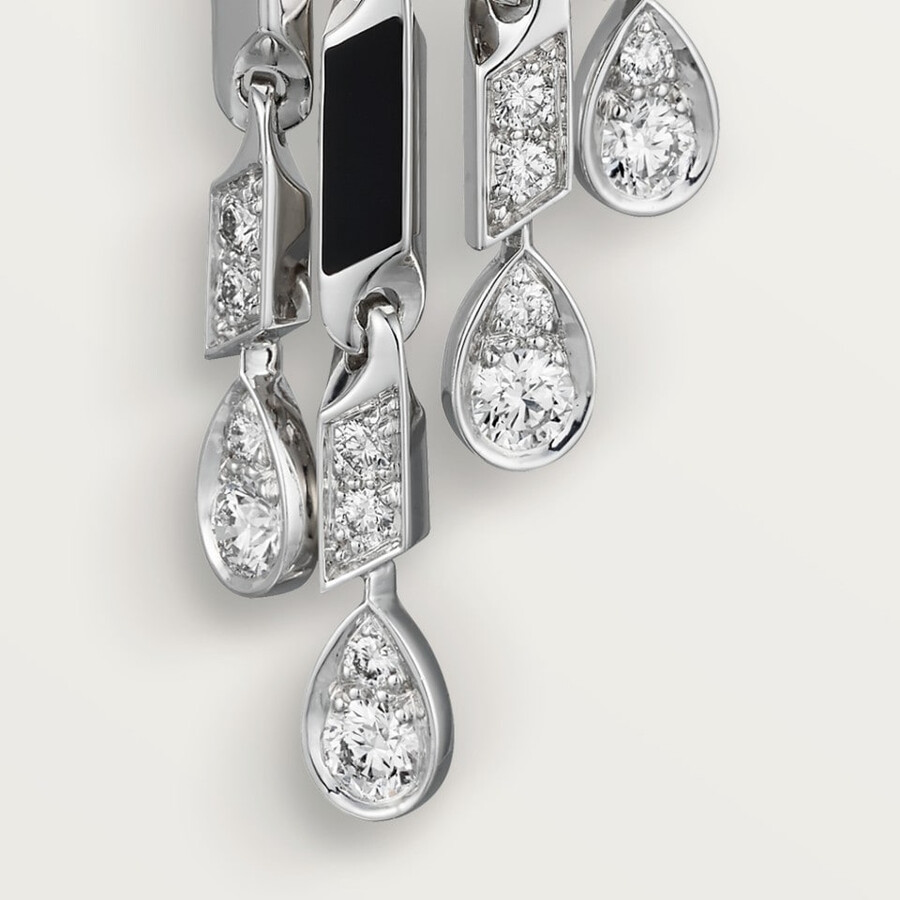 orecchini panthère de cartier modello piccolo pavé