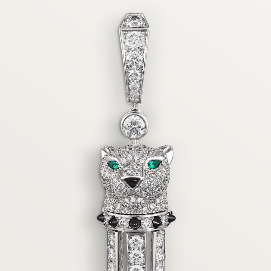 orecchini panthère de cartier onice modello grande pavé
