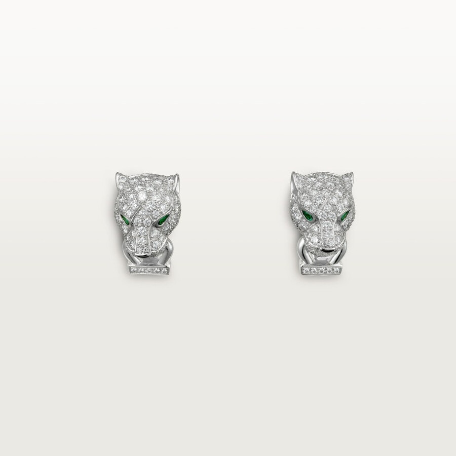 orecchini panthère de cartier pavé