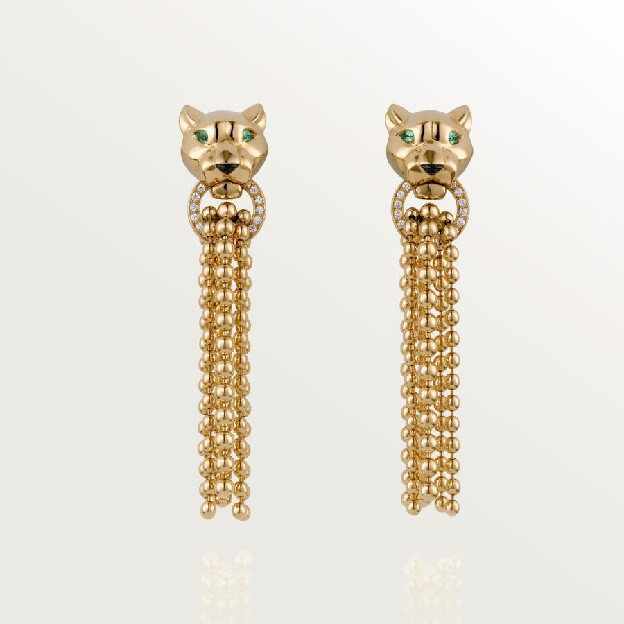 orecchini panthère de cartier diamanti