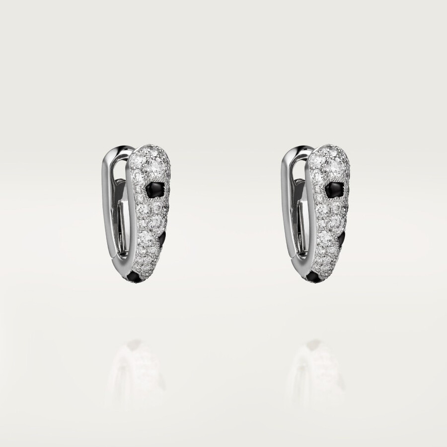 orecchini panthère de cartier pavé