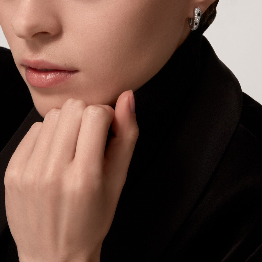 orecchini panthère de cartier pavé