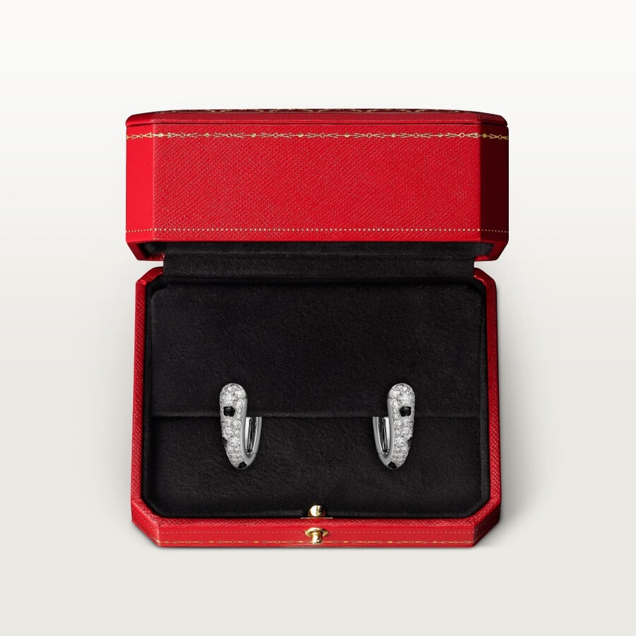 orecchini panthère de cartier pavé