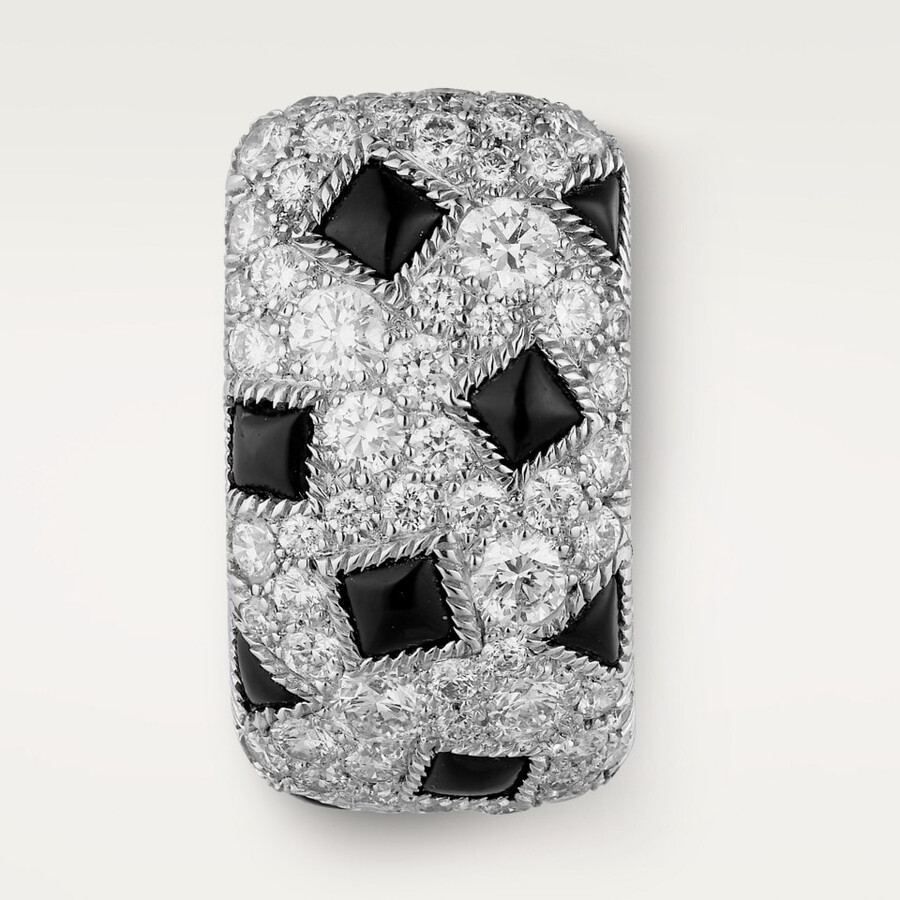 orecchini panthère de cartier pavé