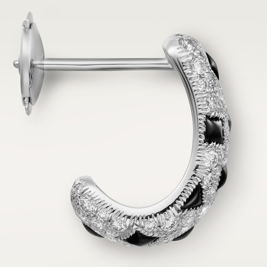 orecchini panthère de cartier pavé