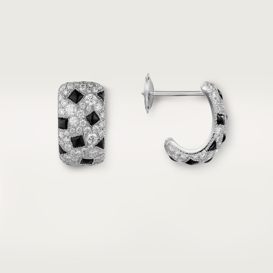 orecchini panthère de cartier pavé