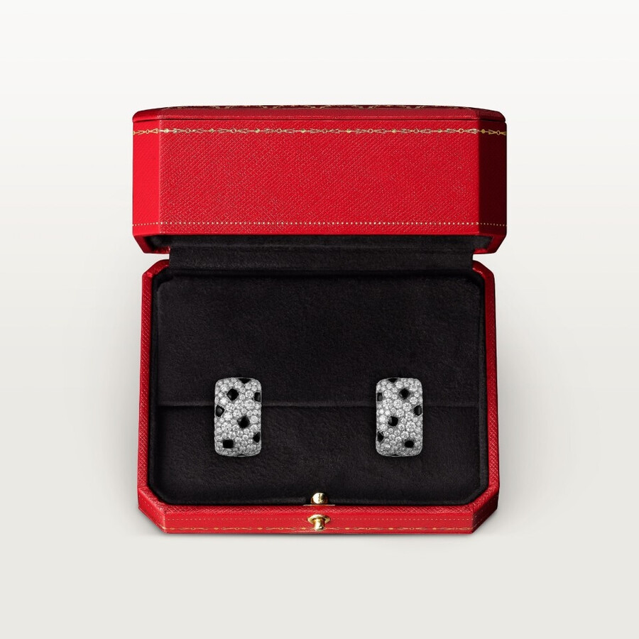 orecchini panthère de cartier pavé