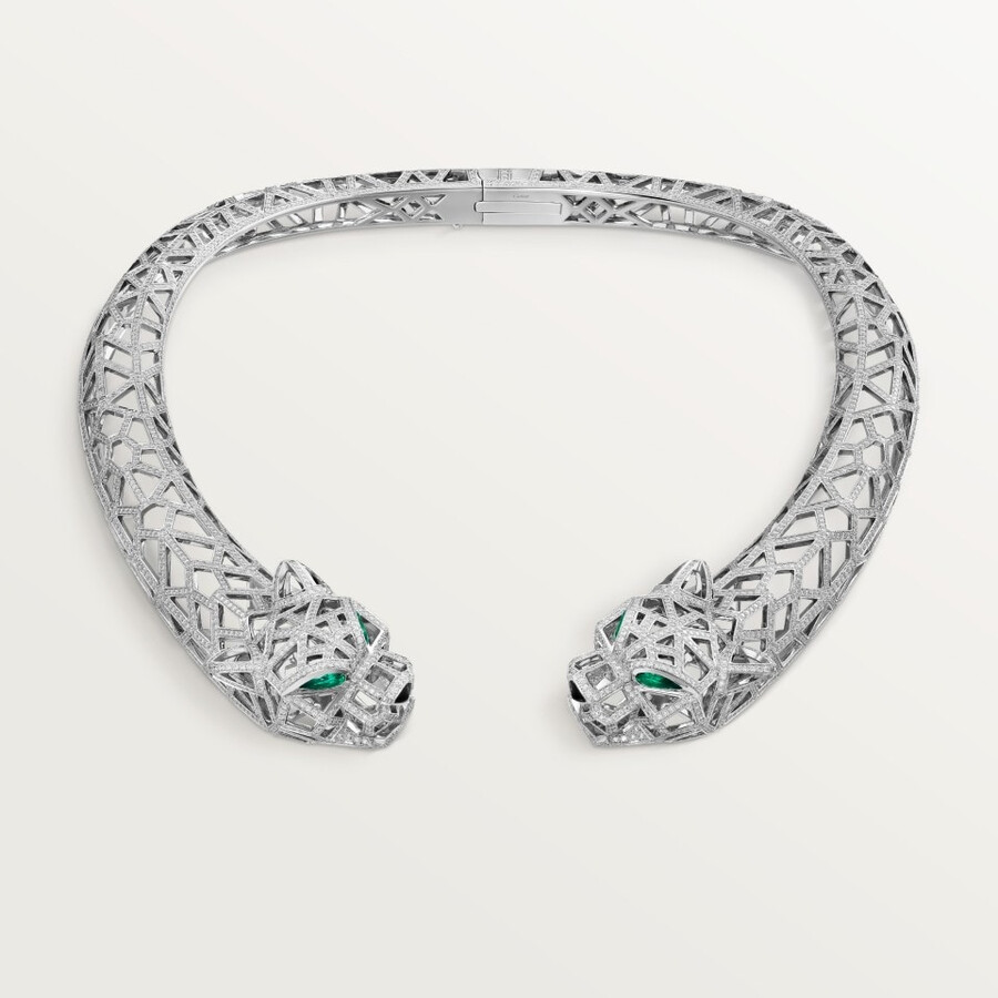 collana panthère de cartier pavé