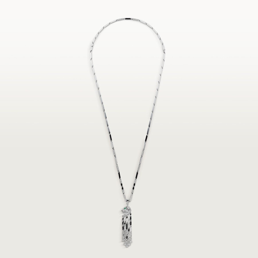 collana lunga panthère de cartier modello piccolo pavé