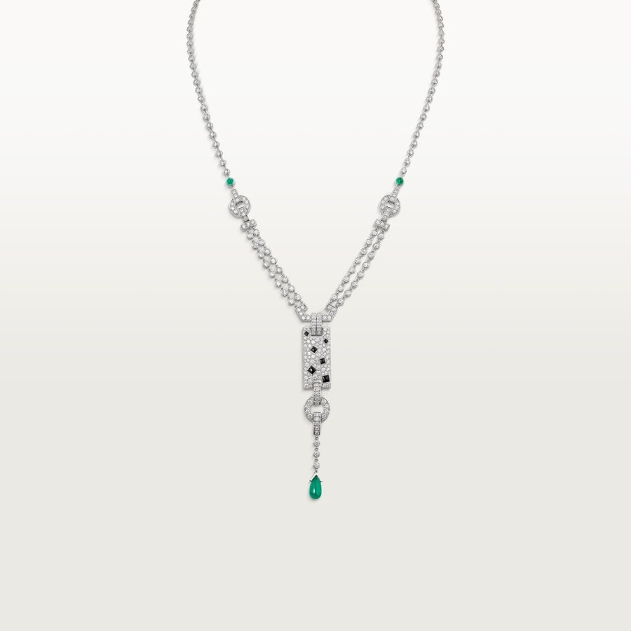 collana panthère de cartier smeraldo pavé