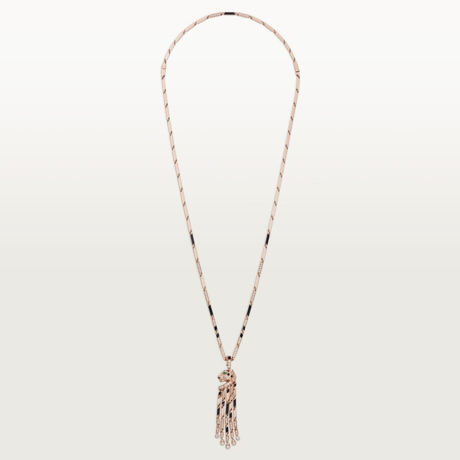 collana lunga panthère de cartier modello piccolo pavé