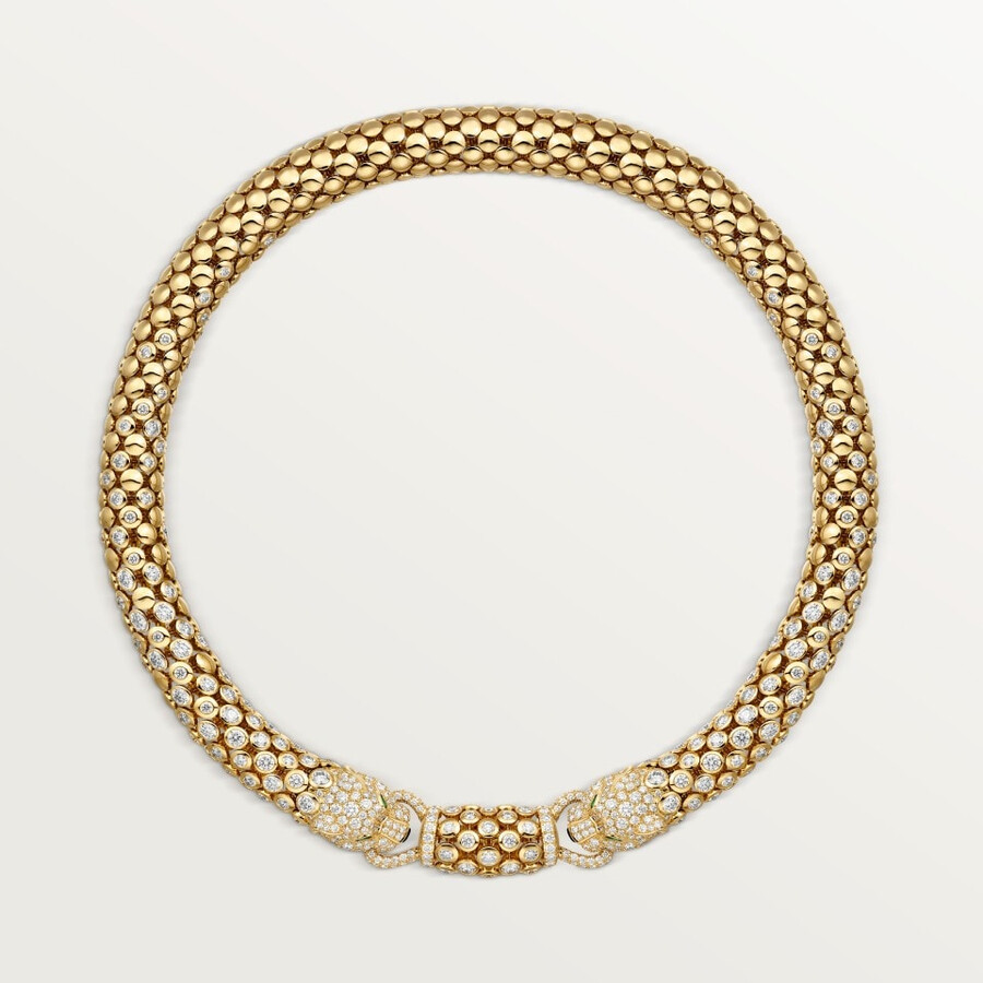 collana panthère de cartier pavé