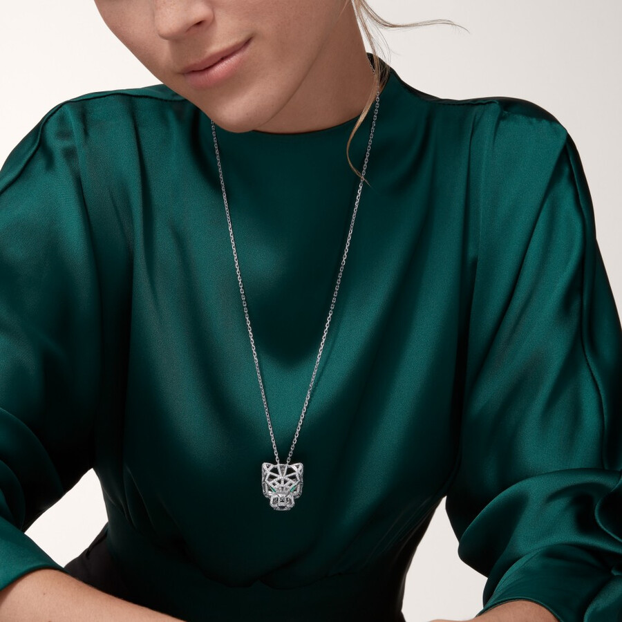 collana panthère de cartier pavé