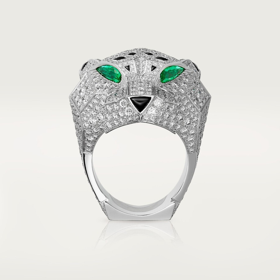 anello cartier panthère pavé
