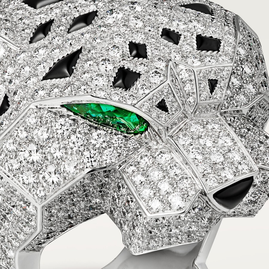 anello cartier panthère pavé