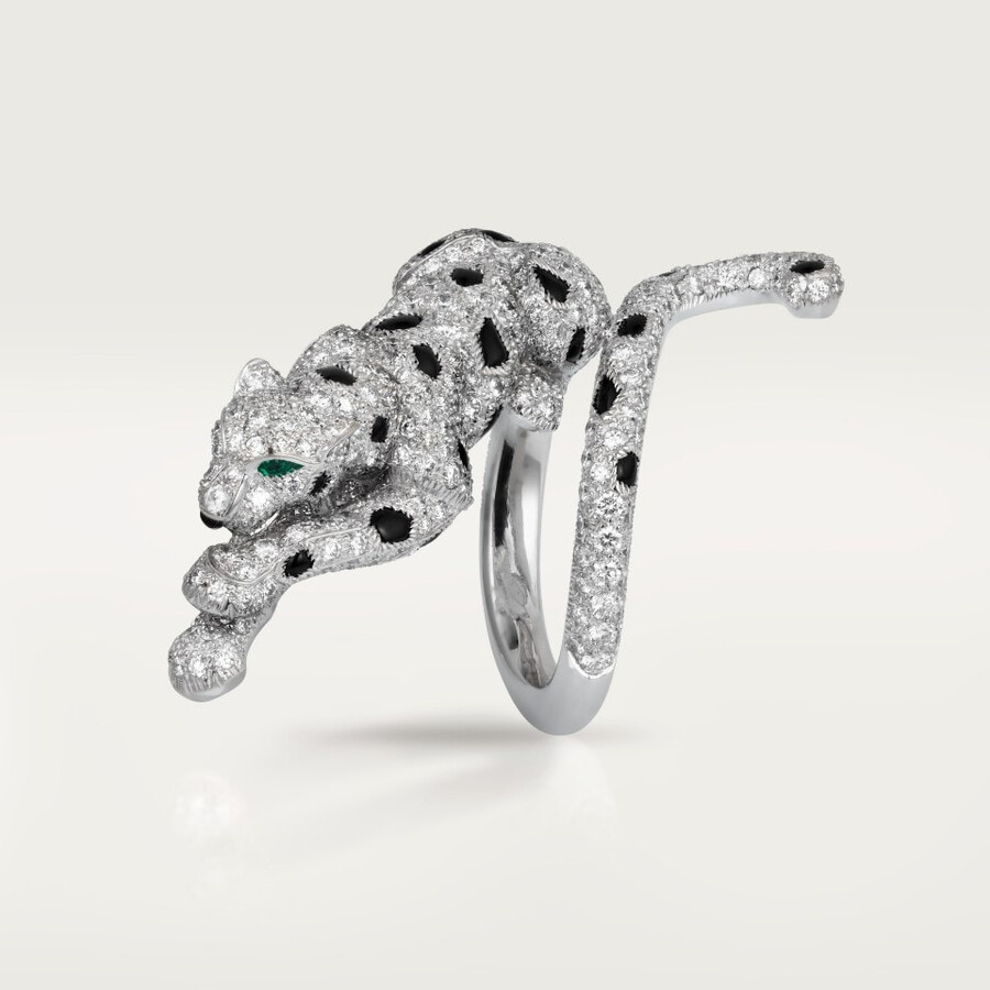 anello cartier panthère pavé