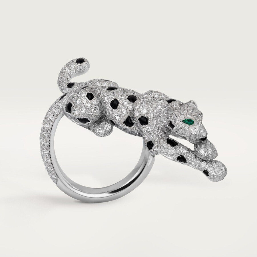 anello cartier panthère pavé