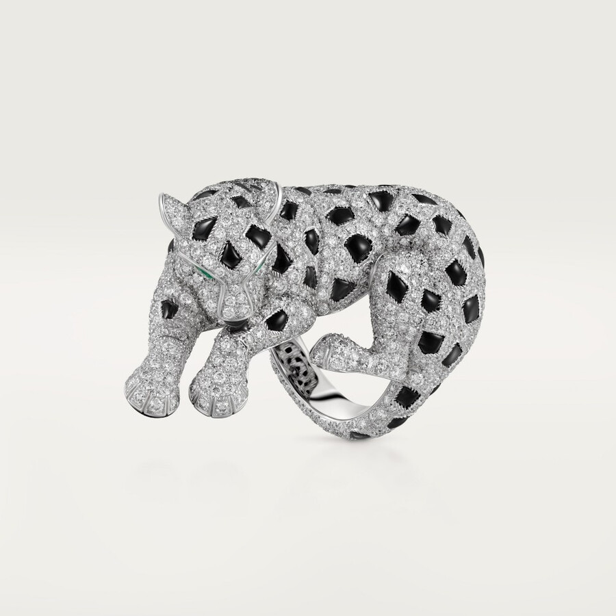 anello cartier panthère pavé